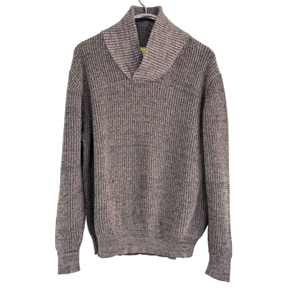 Weatherproof Vintage Mens Gray Collared knitted  Long Sleeve Sweater Size XL